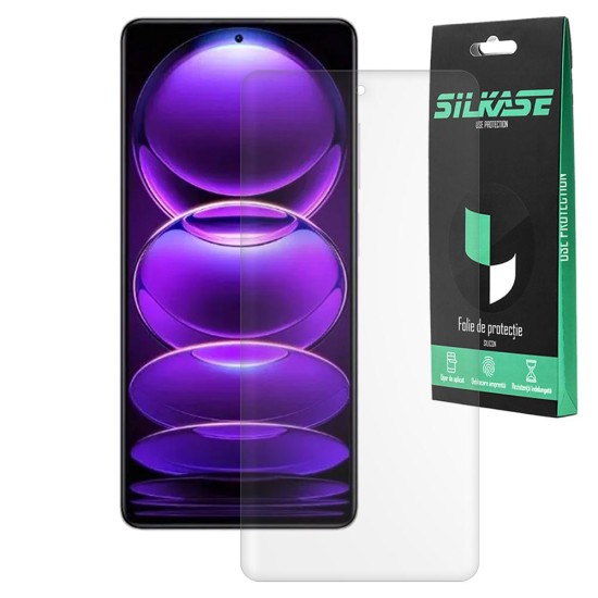 Folie mata SILKASE pentru Xiaomi Redmi Note 12 Pro, protectie ecran, silicon (Redmi Note 12 Pro, F5746) by www.silkase.ro
