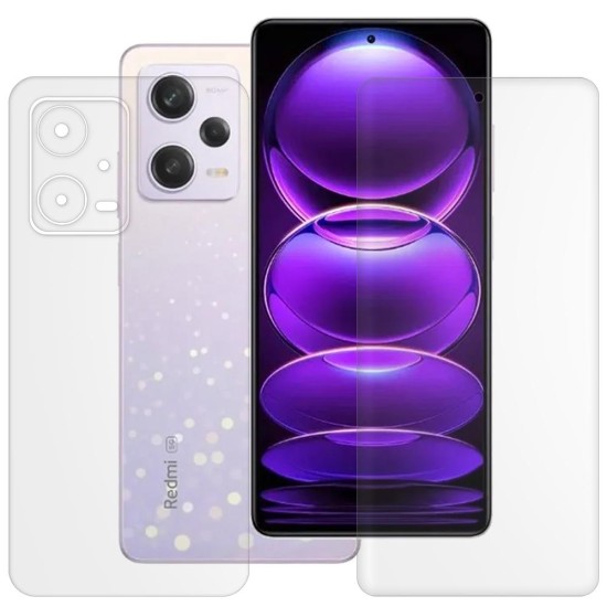 Set 2 folii mate SILKASE pentru Xiaomi Redmi Note 12 Pro, protectie telefon, silicon (Redmi Note 12 Pro, F5748) by www.silkase.ro