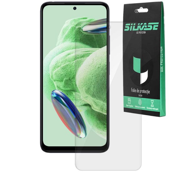 Folie SILKASE pentru Xiaomi Redmi Note 12, protectie ecran, silicon regenerabil (SILKASE, Folie Silicon Fata Lucioasa) by www.silkase.ro Folie SILKASE pentru Xiaomi Redmi Note 12, protectie ecran, silicon regenerabil (Redmi Note 12 5G, F5751) by www.silkase.ro