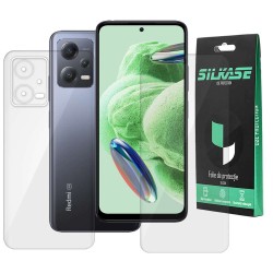 Set 2 folii SILKASE pentru Xiaomi Redmi Note 12, protectie telefon, silicon regenerabil