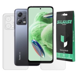 Set 2 folii mate SILKASE pentru Xiaomi Redmi Note 12, protectie telefon, silicon