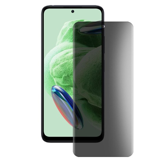 Folie privacy mata SILKASE pentru Xiaomi Redmi Note 12, protectie ecran, silicon (Redmi Note 12 5G, F5758) by www.silkase.ro