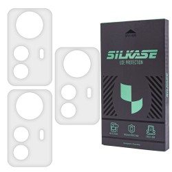 Set folii SILKASE pentru Xiaomi Redmi Note 12S, 3 buc, protectie camera silicon, regenerabile, antibacteriene
