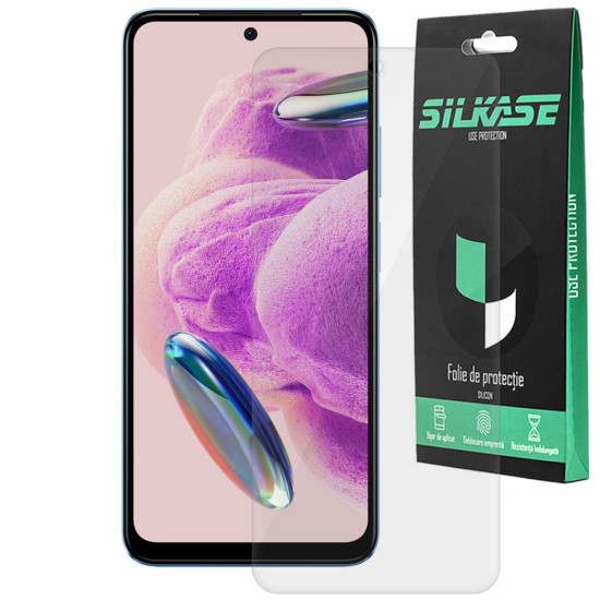 Folie SILKASE pentru Xiaomi Redmi Note 12S protectie ecran silicon regenerabil (SILKASE, Folie Silicon Fata Lucioasa) by www.silkase.ro Folie SILKASE pentru Xiaomi Redmi Note 12S protectie ecran silicon regenerabil (Redmi Note 12S, F5967) by www.silkase.ro