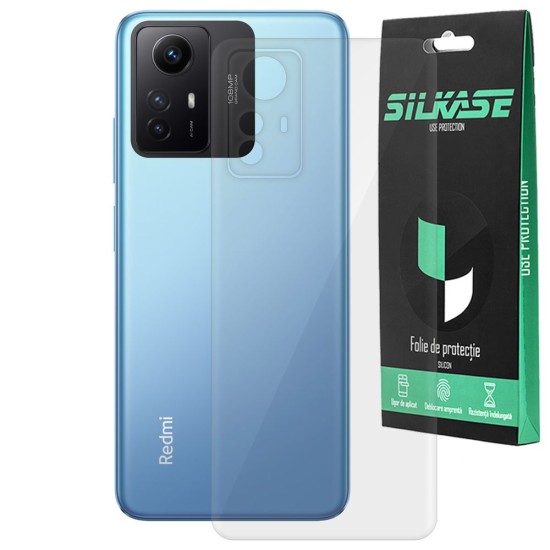Folie spate SILKASE pentru Xiaomi Redmi Note 12S protectie spate silicon regenerabil (SILKASE, Folie Silicon Spate Lucioasa) by www.silkase.ro Folie spate SILKASE pentru Xiaomi Redmi Note 12S protectie spate silicon regenerabil (Redmi Note 12S, F5968) by www.silkase.ro