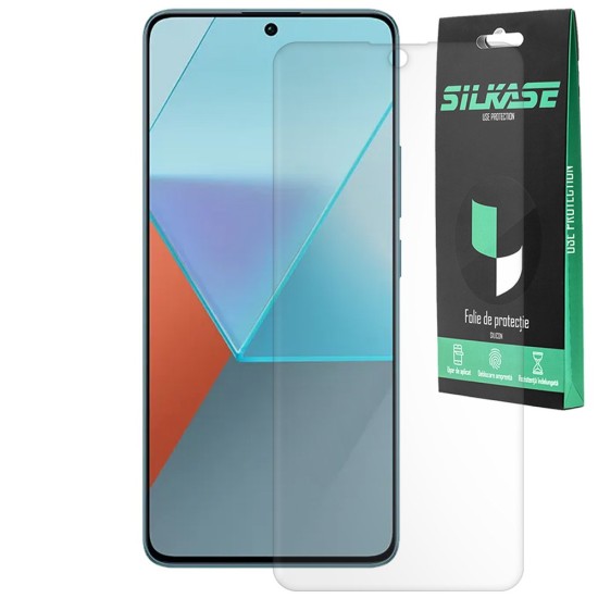 Folie mata SILKASE pentru Xiaomi Redmi Note 13 Pro, protectie ecran, silicon (SILKASE, Folie Silicon Fata Mata) by www.silkase.ro Folie mata SILKASE pentru Xiaomi Redmi Note 13 Pro, protectie ecran, silicon (Redmi Note 13 Pro, F6457) by www.silkase.ro