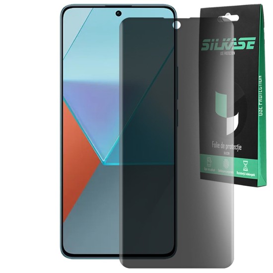 Folie privacy mata SILKASE pentru Xiaomi Redmi Note 13 Pro, protectie ecran, silicon (SILKASE, Folie Silicon Privacy Mata) by www.silkase.ro Folie privacy mata SILKASE pentru Xiaomi Redmi Note 13 Pro, protectie ecran, silicon (Redmi Note 13 Pro, F6461) by www.silkase.ro