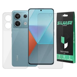 Set 2 folii SILKASE pentru Xiaomi Redmi Note 13, protectie telefon, silicon regenerabil