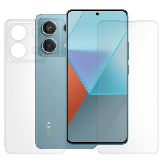 Set 2 folii mate SILKASE pentru Xiaomi Redmi Note 13, protectie telefon, silicon (SILKASE, Set Folii Mate) by www.silkase.ro Set 2 folii mate SILKASE pentru Xiaomi Redmi Note 13, protectie telefon, silicon (Redmi Note 13 4G, F6451) by www.silkase.ro