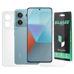 Set 2 folii mate SILKASE pentru Xiaomi Redmi Note 13, protectie telefon, silicon
