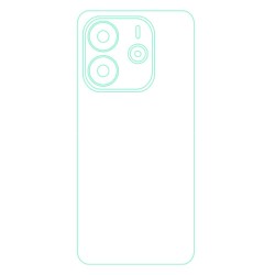 Folie spate SILKASE pentru Xiaomi Redmi Note 14 5G, protectie spate, silicon regenerabil Folie spate SILKASE pentru Xiaomi Redmi Note 14 5G, protectie spate, silicon regenerabil