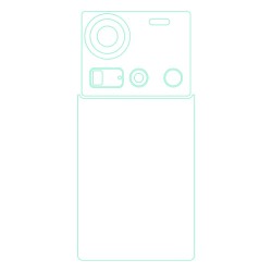 Folie spate SILKASE pentru ZTE nubia Z70 Ultra, protectie spate, silicon regenerabil