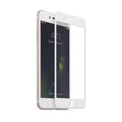 Folie sticla mata compatibila cu iPhone 8 Plus, SILKASE, FullGlue, FullCover, tempered glass 9H, alba Folie sticla mata compatibila cu iPhone 8 Plus, SILKASE, FullGlue, FullCover, tempered glass 9H, alba