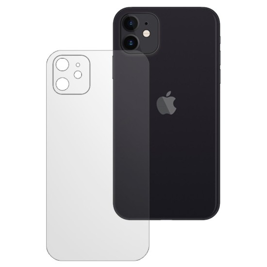 Folie spate mata SILKASE pentru iPhone 12 Mini, protectie spate, silicon regenerabil (iPhone 12 Mini, F2386) by www.silkase.ro