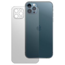 Folie spate mata SILKASE pentru iPhone 12 Pro, protectie spate, silicon regenerabil