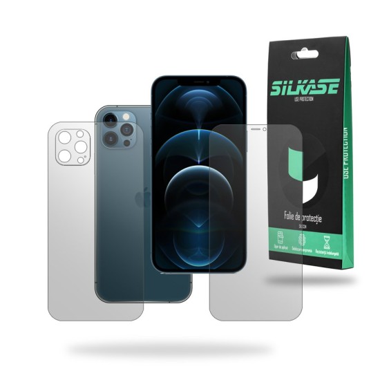 Set 2 folii mate SILKASE pentru iPhone 12 Pro, protectie telefon, silicon regenerabil (SILKASE, iPhone 12 Pro) by www.silkase.ro Set 2 folii mate SILKASE pentru iPhone 12 Pro, protectie telefon, silicon regenerabil (iPhone 12 Pro, F2623) by www.silkase.ro