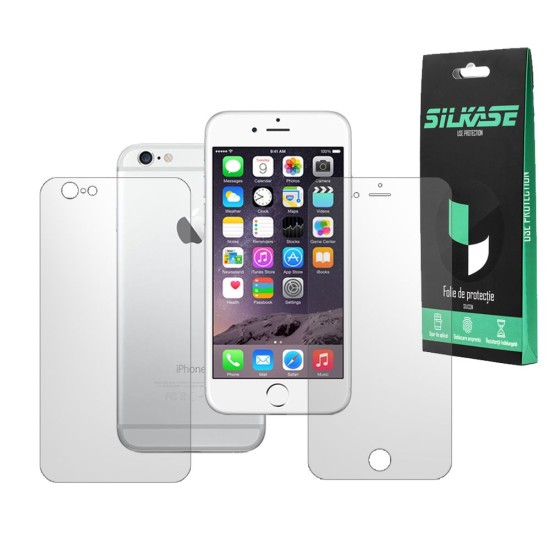 Set 2 folii mate SILKASE pentru iPhone 6s, protectie telefon, silicon regenerabil (iPhone 6/6s, F2629) by www.silkase.ro