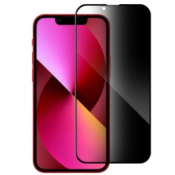 Folie sticla privacy SILKASE pentru iPhone 13 Mini, FullGlue, tempered glass 9H, negru Folie sticla privacy SILKASE pentru iPhone 13 Mini, FullGlue, tempered glass 9H, negru