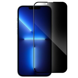 Folie sticla privacy SILKASE pentru iPhone 13 Pro Max, FullGlue, tempered glass 9H, negru Folie sticla privacy SILKASE pentru iPhone 13 Pro Max, FullGlue, tempered glass 9H, negru