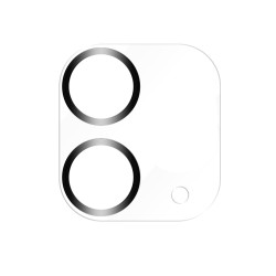 Protectie camera spate compatibila cu iPhone 12, SILKASE, FullGlue, tempered glass, negru Protectie camera spate compatibila cu iPhone 12, SILKASE, FullGlue, tempered glass, negru