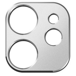 Folie camera Aluminiu SILKASE pentru iPhone 12, FullGlue, argintiu Folie camera Aluminiu SILKASE pentru iPhone 12, FullGlue, argintiu