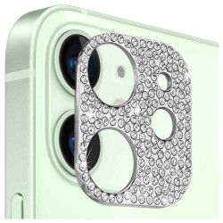Folie camera SILKASE Crystal pentru iPhone 12, FullGlue, argintiu Folie camera SILKASE Crystal pentru iPhone 12, FullGlue, argintiu