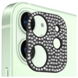 Folie camera SILKASE Crystal pentru iPhone 12, FullGlue, titanium Folie camera SILKASE Crystal pentru iPhone 12, FullGlue, titanium