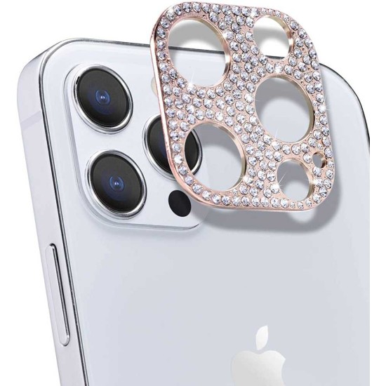 Folie camera SILKASE Crystal pentru iPhone 12 Pro, FullGlue, rose gold (SILKASE, iPhone 12 Pro) by www.silkase.ro Folie camera SILKASE Crystal pentru iPhone 12 Pro, FullGlue, rose gold (iPhone 12 Pro, P0032) by www.silkase.ro