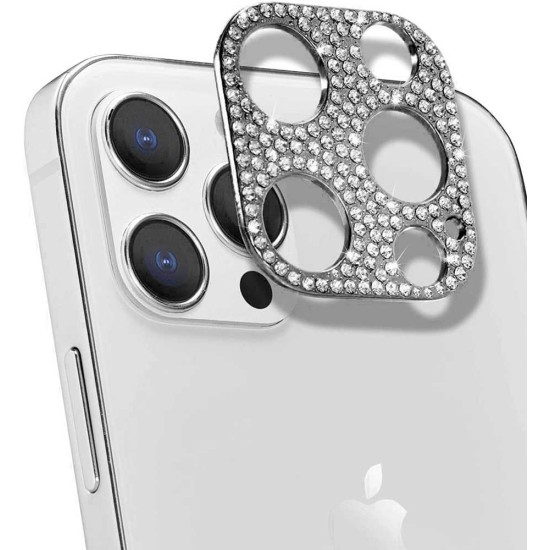 Folie camera SILKASE Crystal pentru iPhone 12 Pro Max, FullGlue, titanium (iPhone 12 Pro Max, P0037) by www.silkase.ro