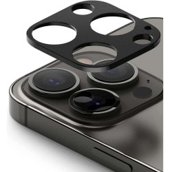 Rama protectie camera Aluminiu SILKASE pentru iPhone 13 Pro Max, FullGlue, negru Rama protectie camera Aluminiu SILKASE pentru iPhone 13 Pro Max, FullGlue, negru