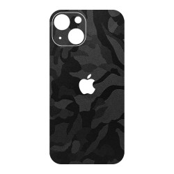 Folie Skin SILKASE pentru iPhone 13 Mini, camo negru, protectie spate telefon