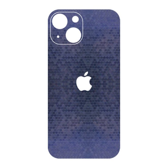 Folie Skin SILKASE pentru iPhone 13, albastru hexa, protectie spate telefon (iPhone 13, S0157) by www.silkase.ro