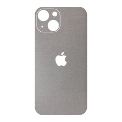 Folie Skin SILKASE pentru iPhone 13, gri deschis, protectie spate telefon Folie Skin SILKASE pentru iPhone 13, gri deschis, protectie spate telefon