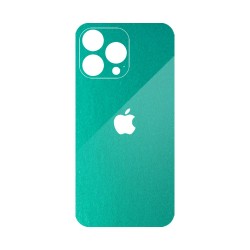 Folie Skin SILKASE pentru iPhone 13, turcoaz metalic, protectie spate telefon Folie Skin SILKASE pentru iPhone 13, turcoaz metalic, protectie spate telefon