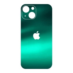 Folie Skin SILKASE pentru iPhone 13, verde emerald, protectie spate telefon Folie Skin SILKASE pentru iPhone 13, verde emerald, protectie spate telefon