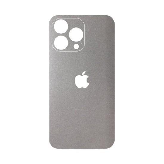 Folie Skin SILKASE pentru iPhone 13 Pro, gri deschis, protectie spate telefon (iPhone 13 Pro, S0190) by www.silkase.ro