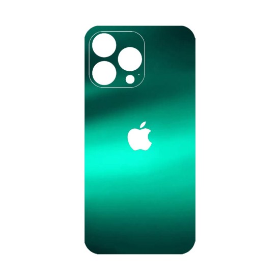 Folie Skin SILKASE pentru iPhone 13 Pro, verde emerald, protectie spate telefon (iPhone 13 Pro, S0202) by www.silkase.ro