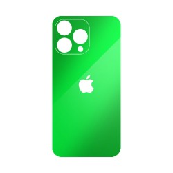 Folie Skin SILKASE pentru iPhone 13 Pro, verde neon, protectie spate telefon