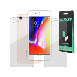 Set folii SILKASE, pentru iPhone 8, protectie ecran, spate, silicon regenerabil Set folii SILKASE, pentru iPhone 8, protectie ecran, spate, silicon regenerabil