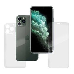 Set folii SILKASE, pentru iPhone 11 Pro Max, protectie ecran, spate, silicon regenerabil