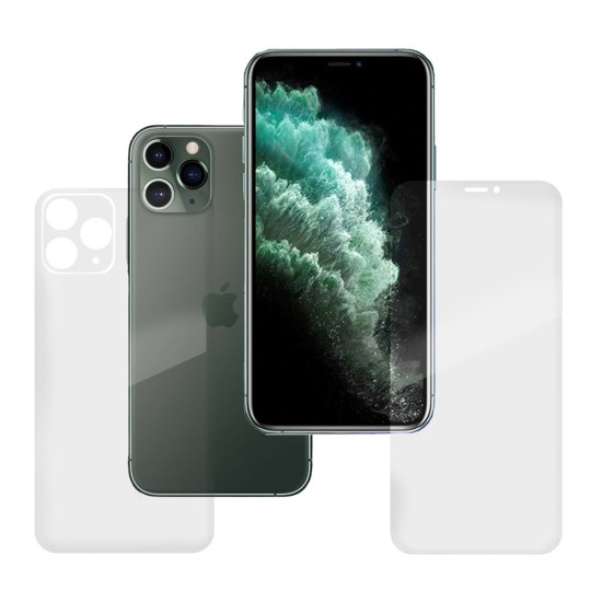 Set folii SILKASE, pentru iPhone 11 Pro Max, protectie ecran, spate, silicon regenerabil (SILKASE, iPhone 11 Pro Max) by www.silkase.ro Set folii SILKASE, pentru iPhone 11 Pro Max, protectie ecran, spate, silicon regenerabil (iPhone 11 Pro Max, F0461) by www.silkase.ro