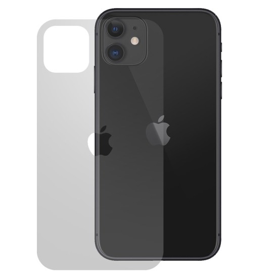 Folie mata silicon regenerabil iPhone 11, SILKASE, Gel Silicon TPU, self healing (iPhone 11, F1271) by www.silkase.ro