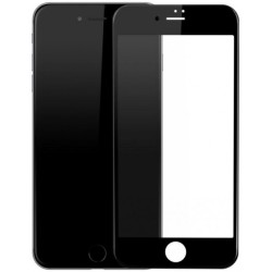 Folie mata tempered glass iPhone SE 2 Full Size, SILKASE, sticla matte, negru Folie mata tempered glass iPhone SE 2 Full Size, SILKASE, sticla matte, negru
