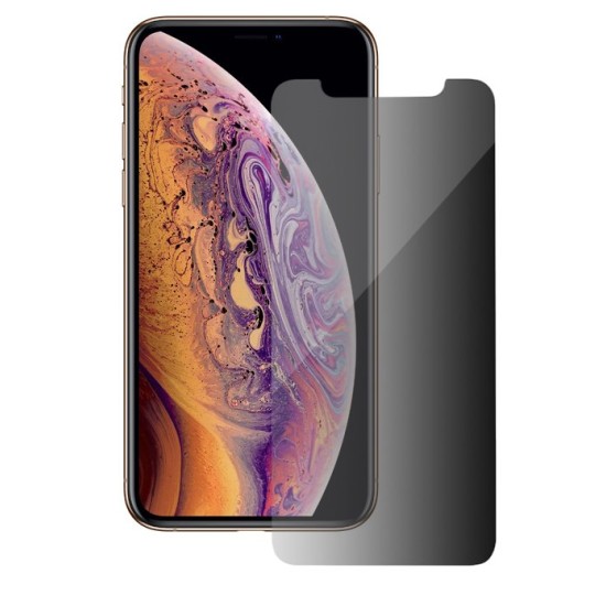 Folie privacy tempered glass, NanoEdge Apple iPhone XS Max Full Size, sticla 5D 9H (SILKASE, iPhone XS Max) by www.silkase.ro Folie privacy tempered glass, NanoEdge Apple iPhone XS Max Full Size, sticla 5D 9H (iPhone XS Max, F1283) by www.silkase.ro