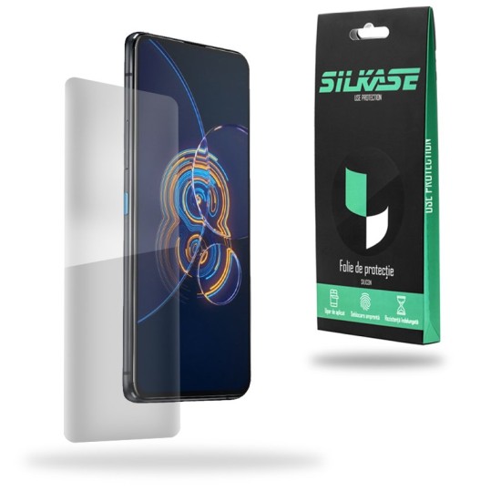 Folie SILKASE pentru Asus Zenfone 8 Flip, protectie ecran, silicon regenerabil (Zenfone 8 Flip, F2084) by www.silkase.ro