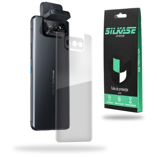 Folie spate SILKASE pentru Asus Zenfone 8 Flip, protectie spate, silicon regenerabil (SILKASE, Folie Silicon Spate Lucioasa) by www.silkase.ro Folie spate SILKASE pentru Asus Zenfone 8 Flip, protectie spate, silicon regenerabil (Zenfone 8 Flip, F2085) by www.silkase.ro