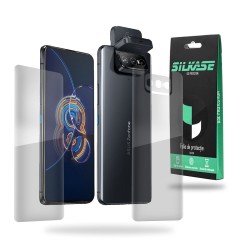 Set folii SILKASE pentru Asus Zenfone 8 Flip, protectie telefon, silicon regenerabil