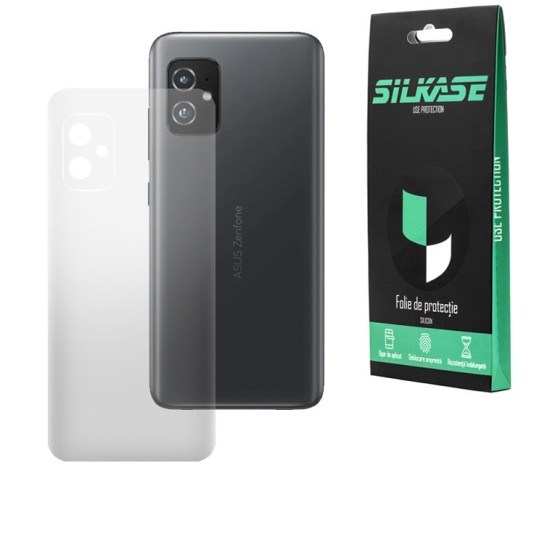 Folie spate mata SILKASE pentru Asus Zenfone 8, protectie spate, silicon regenerabil (SILKASE, Folie Silicon Spate Mata) by www.silkase.ro Folie spate mata SILKASE pentru Asus Zenfone 8, protectie spate, silicon regenerabil (Zenfone 8, F2091) by www.silkase.ro
