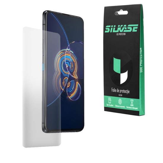 Folie mata SILKASE pentru Asus Zenfone 8 Flip, protectie ecran, silicon regenerabil (SILKASE, Folie Silicon Fata Mata) by www.silkase.ro Folie mata SILKASE pentru Asus Zenfone 8 Flip, protectie ecran, silicon regenerabil (Zenfone 8 Flip, F2093) by www.silkase.ro