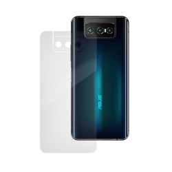Folie spate silicon pentru ASUS ZenFone 7 , SILKASE, Gel TPU, antibacterian, regenerabila